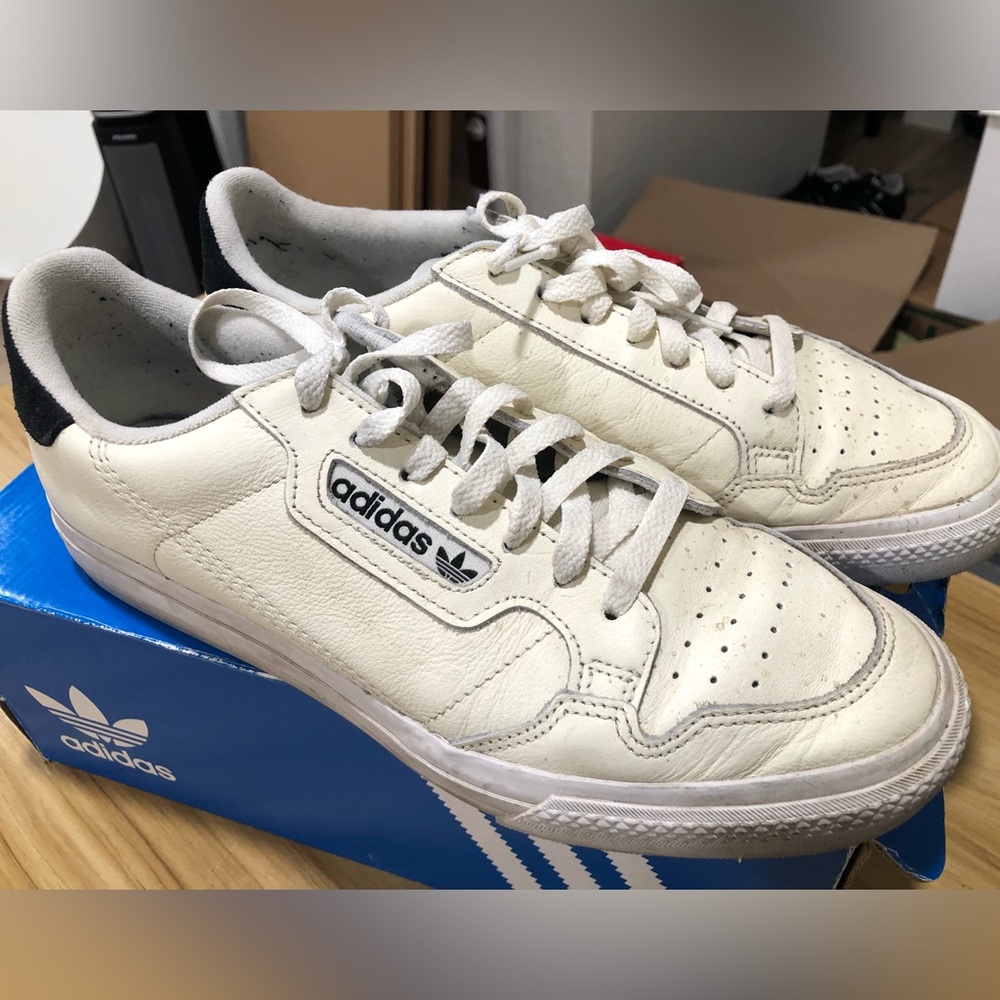 Adidas continental 80 white/ black
